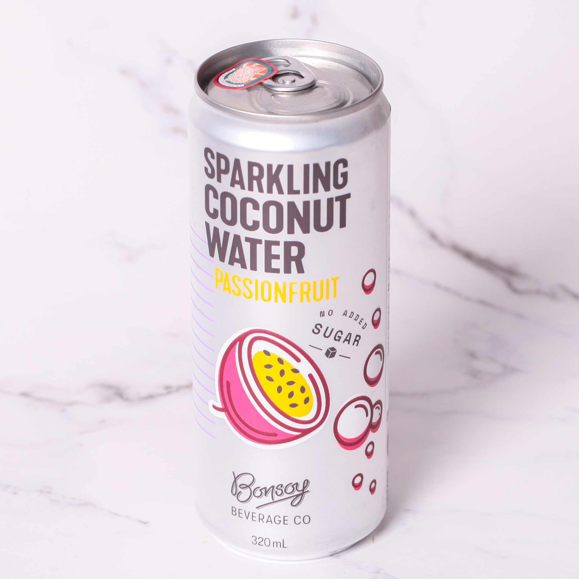 Sparkling Coconut Water with Passionfruit - Bonsoy